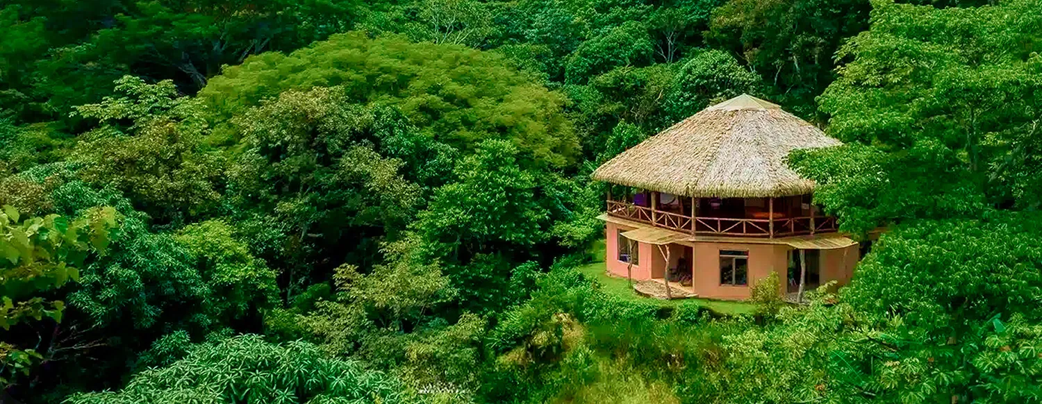 AmaTierra retreat house surrounded by rainforest